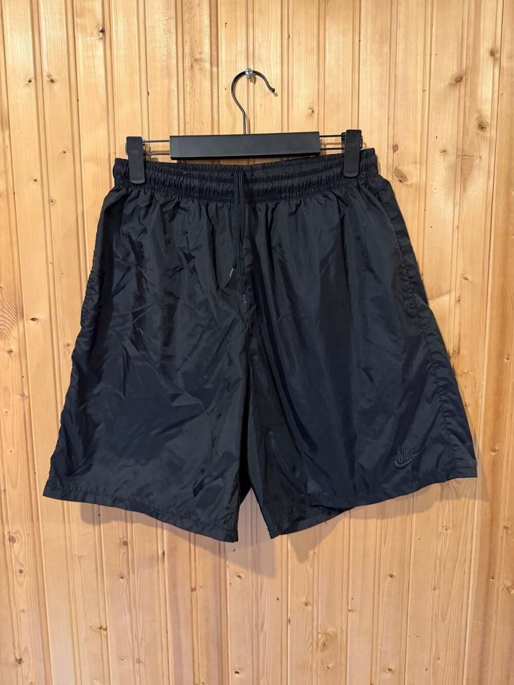 Vintage Nike Made Exclusively for Lady Foot Locker Black Nylon Athletic Shorts M